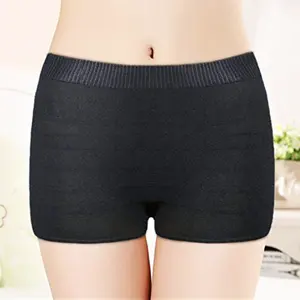 Casual shorts panties for women mesh bow embroidered transparent