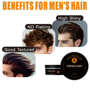 Cire coiffante permanente bio personnalisée avec logo OEM <span class=keywords><strong>pour</strong></span> hommes, avec crème et pommade coiffante hydratante mate effet naturel - Product Image 4