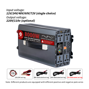 <span class=keywords><strong>Convertisseur</strong></span> d'énergie Fonsoul <span class=keywords><strong>3000W</strong></span> DC 12V vers AC 220V/110V à onde sinusoïdale pure pour voiture et usage domestique - Product Image 4