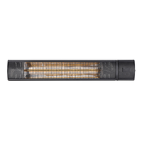 Calentador de Pared Exterior UNIVERSALBLUE Blanco de 2000W, Fabricado en España, Calentador Eléctrico Moderno para Patio, Material Metálico, Cálido