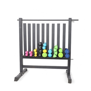 Premium Vinyl Dumbbell Rack for Neat and Tidy Fitness Equipment Storage
