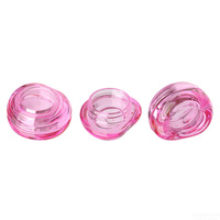 Pot cosmétique transparent en plastique pour crème, masque pour les lèvres, baume à lèvres, crème pour les yeux, baume parfumé pour le corps, baume pour les yeux, fard à paupières