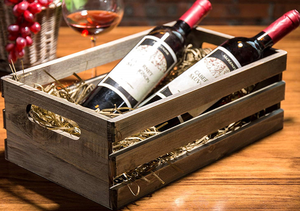 Caisses de rangement en <span class=keywords><strong>bois</strong></span> décoratives modernes en gros avec poignées - Product Image 6