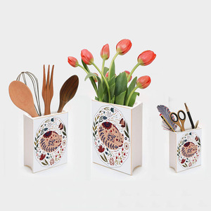 Jarrón de Cerámica con Diseño de Dibujos Animados Estilo Europeo y Americano, Decoración Creativa para Mesa, Regalo Original, Ideas de Decoración para el Hogar - Product Image 1