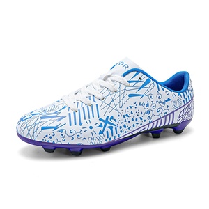 Venta Directa de Fábrica: <span class=keywords><strong>Botas</strong></span> de <span class=keywords><strong>Fútbol</strong></span> con Tacos Largos para <span class=keywords><strong>Césped</strong></span> <span class=keywords><strong>Artificial</strong></span> (<span class=keywords><strong>AG</strong></span>), Parte Superior de PU, Forro de Malla, para Entrenamiento y Partidos Profesionales - Product Image 3
