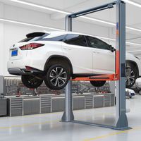 CE Onaylı 1.8m 4 Tonluk Oto Araç Kaldırıcı Garaj Hidrolik İki Kolonlu Tasarım Elektrikli Tahrikli İkiz Kolon Araç Lifti