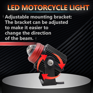 Mini projecteur LED automobile, objectif étanche IP67, 15W, éclairage moto LED 150LM, systèmes d'éclairage automobile, modèle MO10, garantie 2 ans - Product Image 6