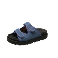 Sandales et pantoufles pour femmes en gros directement de l'usine, pantoufles en toile confortables, pantoufles de plage design