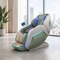 Silla de Masaje Eléctrica 4D Premium de Lujo, Gravedad Cero, Ergonómica, Silla de Oficina 4D con Control Remoto