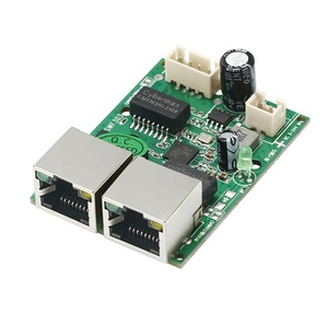 Maßgefertigtes Hochwertiges <span class=keywords><strong>2</strong></span>+1-Port Terminal/Pin-Header/RJ45 Netzwerk Fast-Ethernet-Switch-Board für KI-<span class=keywords><strong>IoT</strong></span> Industrieroboter - Product Image 2
