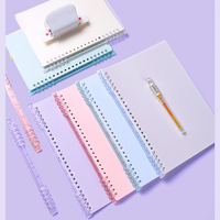 Anneaux de reliure en plastique A4 A5 B5 à 20, 26, 30 trous, design simple et créatif, pour carnets et agendas, produits de bureau promotionnels