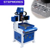 Mini Router CNC 3D Stepmores 4040 6060, Fresadora CNC Mini con Mesa Móvil, Router CNC para Metal