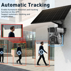Cámara de Seguridad Solar Hieasy 2K 4MP CMOS 4G AOV con <span class=keywords><strong>Zoom</strong></span> 12x, Visión Nocturna a Todo Color, Seguimiento Humano, Alarma, Audio Bidireccional, IP65 - Product Image 3