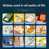 Boîte Cadeau Personnalisée Haut de Gamme pour Cosmétiques (Fard à Joues) – Emballage Plat, Boîte Livre, Tiroir Rabattable, Couvercle Ciel et Terre, Papier Couché, Poignée, Impression Offset