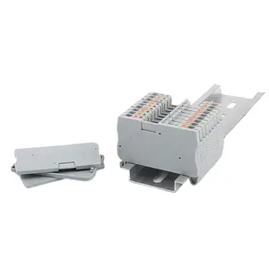 D-PT 1.5/S for PT1.5 Push in Terminal Block Wire Connector Nylon Plastic Din Rail Terminal Block Accessories End Cover