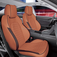 Housse de siège de voiture en cuir artificiel de style moderne de luxe pour Toyota Ensemble complet de protection durable et personnalisée pour siège de voiture universel 4 saisons