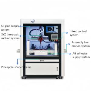 एलईडी मोबाइल फोन लैपटॉप असेंबली गोंद भरने के लिए स्वचालित सटीकता, बस गोंद सिलिकॉन pic ploy औद्योगिक डिस्पेंसर - Product Image 2