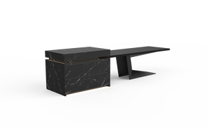 5 Star Hotel Furniture <b>Set</b> Luxury King Size <b>Bed</b> with Headboard and Matching Wardrobe for Bedroom Decoration - Product Image 5