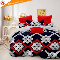 Ensemble de draps de lit en polyester 3 pièces personnalisé en usine, ensembles de literie en gros