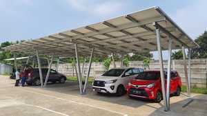 SOEASY SC32 solaire mobil tahan air <span class=keywords><strong>solar</strong></span> sistem pemasangan aluminium <span class=keywords><strong>solar</strong></span> 2 mobil carport Struktural - Product Image 6