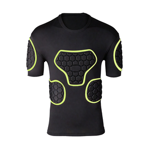 Nieuw Ontwerp Beschermende Voetbal Training Uniform Mouw Voetbal Keeper Top Polyester Uniform Kleurrijke Korte Mouw Slijtage - Product Image 1
