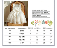 Robe en tulle blanc pour bébé fille, grande boucle, robe de princesse pour mariage, robe de demoiselle d'honneur