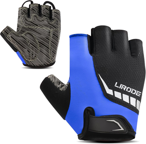 Gants antidérapants pour enfants, sans doigts, pour vélo, VTT, court, avec poignet réglable - Product Image 2