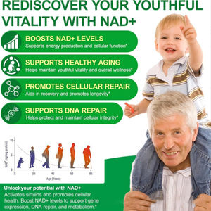 Suplemento de Nicotinamida Ribósido NAD+ de Alta Calidad OEM, Suplemento Premium para el Cuidado de la Salud para Apoyar el Envejecimiento de la Piel - Product Image 2