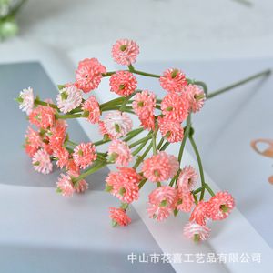Flower Delight, Flores Artificiales de Baby's Breath, Colores Mezclados, Goma Suave, Decoración para Bodas - Product Image 4