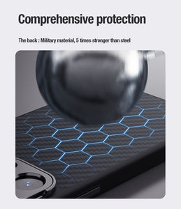 <span class=keywords><strong>Nillkin</strong></span> เคสแม่เหล็กคาร์บอนไฟเบอร์หรูหราพร้อมขาตั้งสำหรับ <span class=keywords><strong>iPhone</strong></span> 14 PRO MAX protective สำหรับ <span class=keywords><strong>iPhone</strong></span> <span class=keywords><strong>13</strong></span> PRO MAX เคส - Product Image 2