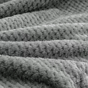 بطانية طائرة فاخرة فاخرة فاخرة 2-1 قابلة للطي-تقنيات محبوكة للبالغين مريحة للسفر بسحاب من الفانيلا - Product Image 4