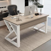 Bureau de direction moderne pour ordinateur portable, poste de travail de PDG, mobilier de bureau, bureau de patron, bureau informatique, bureau de direction haut de gamme - Prix de gros