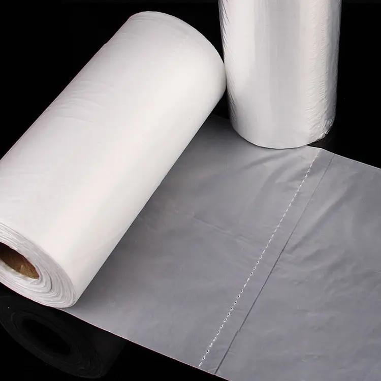 Factory Direct Customized Clear LDPE Poly Plastic Bag In Roll For Vegetable Supermarket