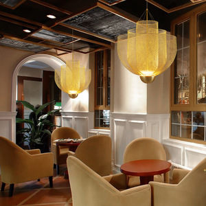 Lustre en treillis métallique en fer forgé, lampe suspendue LED, luminaires suspendus industriels pour <span class=keywords><strong>îlot</strong></span> de <span class=keywords><strong>cuisine</strong></span> et restaurant - Product Image 5