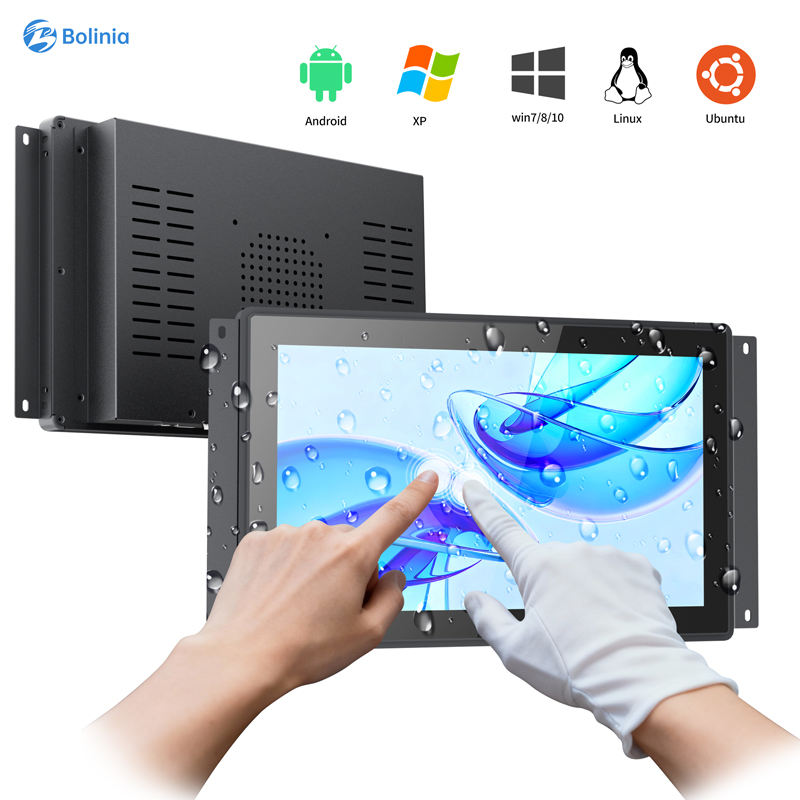 Industrial Open Frame 11.6inch Touch Screen Monitor VESA Wall Mount IP65 Waterproof Stock Compatible Wind Linux/Android Panel PC