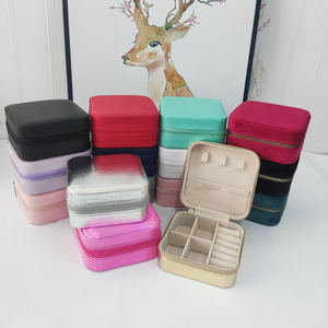 Clear Stock <strong>Small</strong> Jewelry <strong>Box</strong> Wholesale Travel Jewellery Case Custom Logo Mini Jewelry Organizer Gold Silver <strong>Trinket</strong> <strong>Box</strong> - Product Image 3