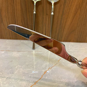 Juego de Cubiertos DF BC 304 de Acero Inoxidable, Tenedor para Postre, Cuchara, Cuchillo para Carne, Juego de Cubiertos Plateados para Boda - Product Image 6