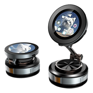 แท่นชาร์จไร้สายแม่เหล็กอัจฉริยะพร้อมหน้าจอ |   หน้าจอสัมผัสทรงกลมขนาด 3.8 ซม. แสดงเวลา/สถานะแบตเตอรี่ |   3-เอ็กซ์เซส 720 °   การปรับแต่งฟรี - Product Image 1