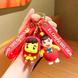 Porte-clés en PVC El Chavo Del Ocho, figurine de collection de la série télévisée, breloque pour sac, décoration de voiture, cadeaux pour les fans de la comédie - Product Image 4