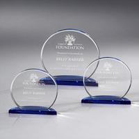 Trophée de reconnaissance en cristal transparent K9 créatif en gros pour cadeau d'affaires