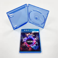 Boîtier de Rangement en Plastique 14 mm pour CD DVD Blu-ray Simple, Remplacement pour Boîtier de Jeu PS4 PS3