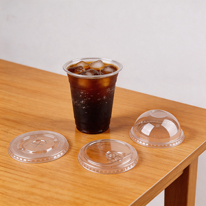Custom Disposable PET <b>Plastic</b> <b>Cup</b> for Coffee Tea Juice Cold <b>Drinks</b> with Leak-proof Lid Party Outdoor Use - Product Image 3