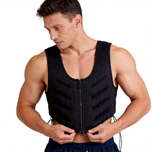 Chaleco con Peso Ajustable de Neopreno con Tiras Reflectantes, Chaleco de Entrenamiento de Fitness con Hierro - Product Image 4