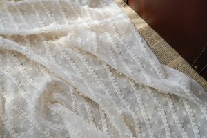 Tela de Chifón Bordada Estilo Hada, Tela Ligera con Puntos Suizos y Bordado de Crochet para Vestidos de Verano, Manualidades, Decoración de Fiestas - Product Image 4