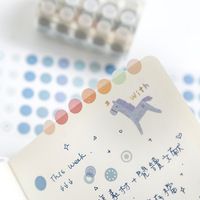 Pegatinas Acrílicas Transparentes de Doble Cara con Puntos Termoadhesivos, Cinta Decorativa Creativa para Manualidades, Índice de Cuentas a Mano