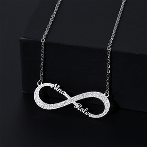 <span class=keywords><strong>Collana</strong></span> <span class=keywords><strong>Infinito</strong></span> Rinntin On112 dal Design Elegante con Grazioso Dettaglio Bianco - Product Image 5