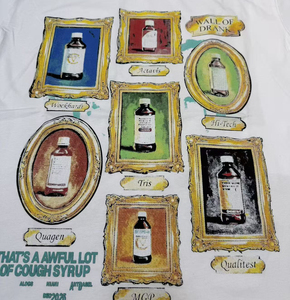 Nueva Colección de Camisetas de Alta Calidad para Hombre con Estampado 'THAT'S A AWFUL LOT OF COUPH SYRUP', Estilo Holgado e Informal - Product Image 5