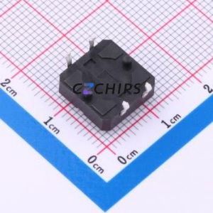 TP11013550 Tactile Switch Through hole Component (THT),12x12mm Switch Single Pole Single Throw Round Button 3.5N Through Hole - Product Image 2