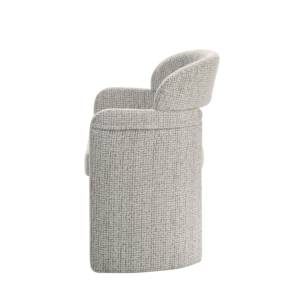 Modern <strong>Grey</strong> Chenille <strong>Reclining</strong> Arm <strong>Chair</strong> with Massage (Set of 2) for Living Room - Product Image 4