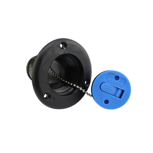 Remplisseur de pont de bateau ABS blanc noir 38mm (1-1/2 ") couvercle de <span class=keywords><strong>trappe</strong></span> d'eau couvercle de réservoir de carburant Kayak RV accessoires marins - Product Image 5
